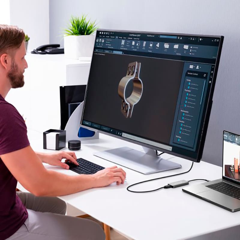 Изображение Док-станция J5CREATE 5-in-1 Space Grey (JCH453-N)