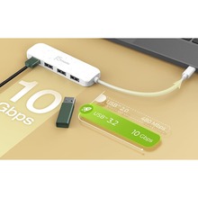 USB-хаб J5CREATE 4-in-1 Natural White (JCH341EW-N)