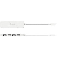 USB-хаб J5CREATE 4-in-1 Natural White (JCH341EW-N)