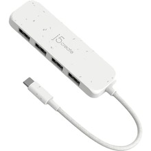 USB-хаб J5CREATE 4-in-1 Natural White (JCH341EW-N)