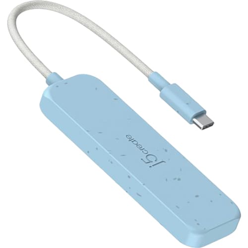 USB-хаб J5CREATE 4-in-1 Frech Cyan (JCH341EC-N) Тип USB-хаб