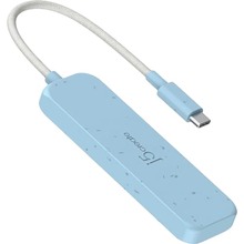 USB-хаб J5CREATE 4-in-1 Frech Cyan (JCH341EC-N)