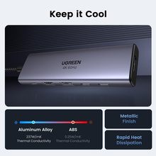 Док-станція UGREEN CM511 6-in-1 Grey (35999)