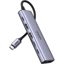 Док-станція UGREEN CM511 6-in-1 Grey (35999)