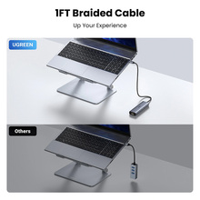 Док-станция UGREEN CM512 6-in-1 Grey (45320)