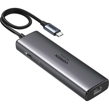 Док-станция UGREEN CM512 6-in-1 Gray (45000)