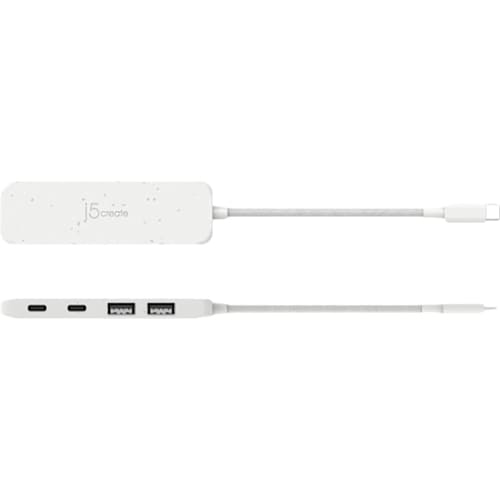 USB-хаб J5CREATE 4-in-1 Natural White (JCH342EW-N) Інтерфейс підключення USB Type-C