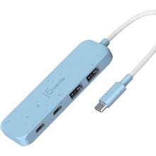 USB-хаб J5CREATE 4-in-1 Frech Cyan (JCH342EC-N)