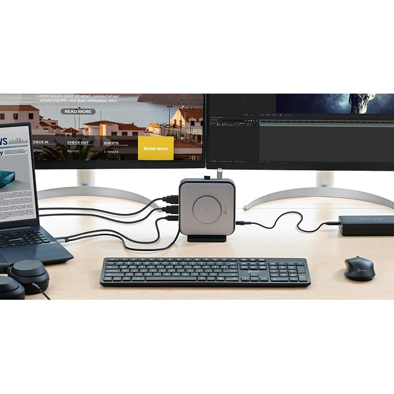 Огляд Док-станція J5CREATE 12-in-1 Space Grey (JCD3199-N)