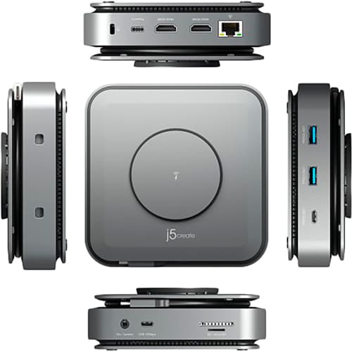 Док-станція J5CREATE 12-in-1 Space Grey (JCD3199-N) Додаткові роз'єми HDMI