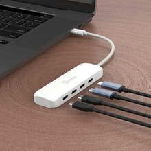 USB-хаб J5CREATE 4-in-1 Natural White (JCH345EW-N)