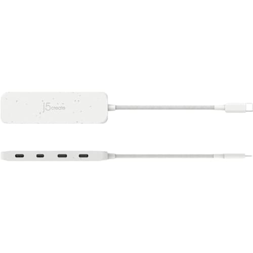 USB-хаб J5CREATE 4-in-1 Natural White (JCH345EW-N) Інтерфейс підключення USB Type-C