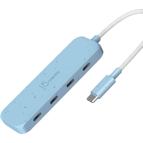 USB-хаб J5CREATE 4-in-1 Frech Cyan (JCH345EC-N) Тип живлення пасивний