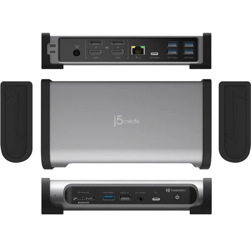 Док-станція J5CREATE JTD568-EN 15 в 1 Dark/Space Grey Інтерфейс підключення USB Type-C