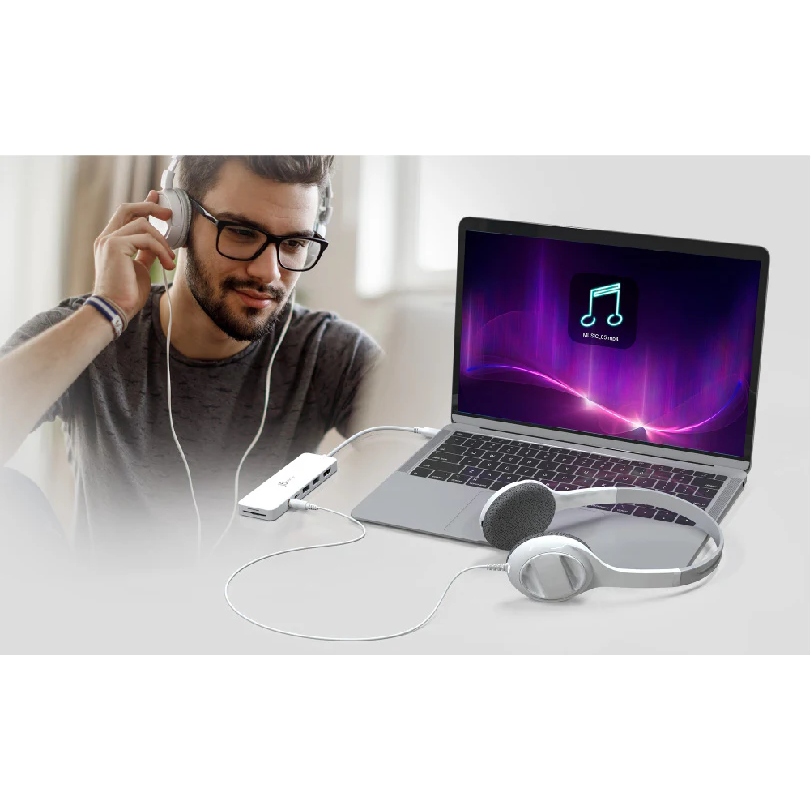 Замовити Док-станція J5CREATE JCD373-N 6 в 1 White