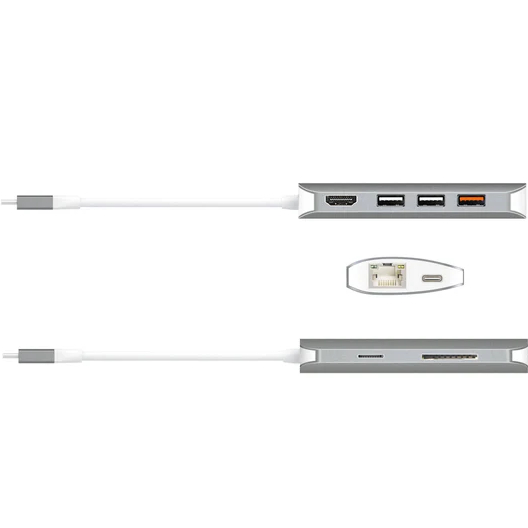 Док-станція J5CREATE JCD383-N 9 до 1 Silver Тип живлення пасивний