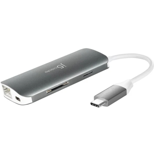 Док-станція J5CREATE JCD383-N 9 до 1 Silver Тип док-станція