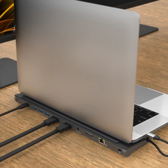 У Фокстрот Док-станція J5CREATE JCD542-N 10 в 1 Gray/Black