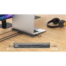 Док-станція J5CREATE JCD542-N 10 в 1 Gray/Black