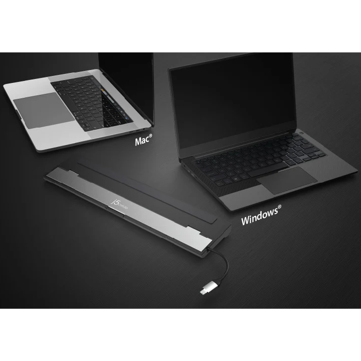 Фото 19 Док-станція J5CREATE JCD542-N 10 в 1 Gray/Black