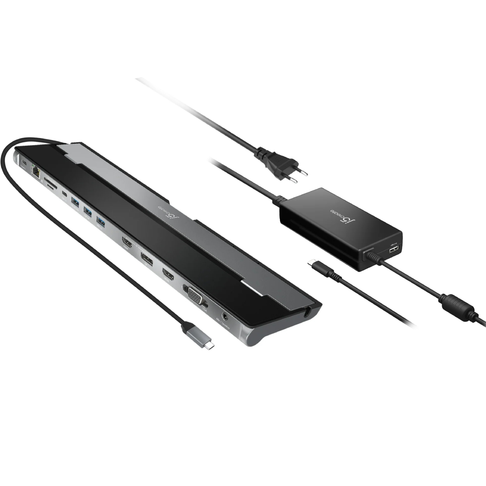 Док-станція J5CREATE JCD543P-EN 10 до 1 Silver/Black