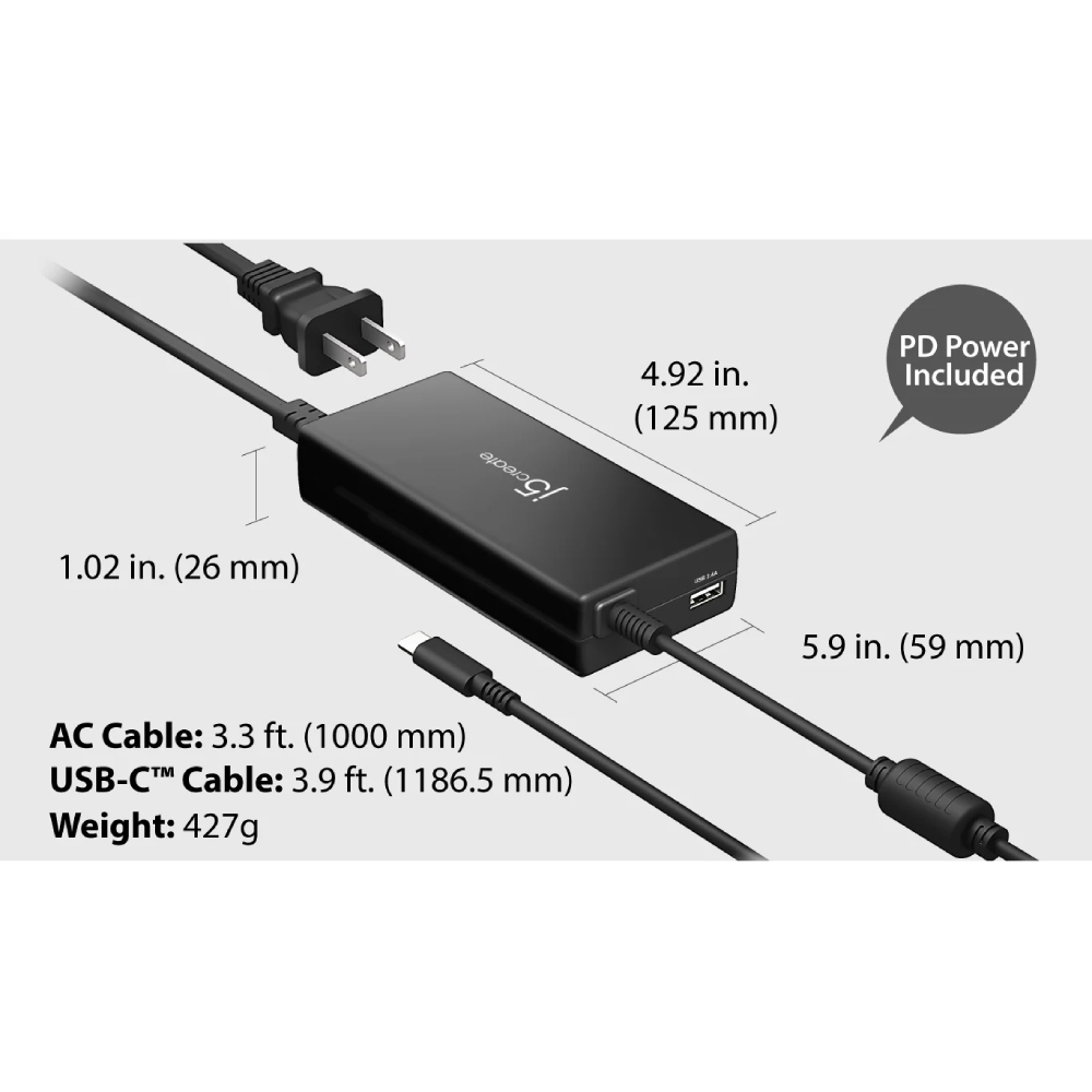 Фото Док-станція J5CREATE JCD543P-EN 10 до 1 Silver/Black