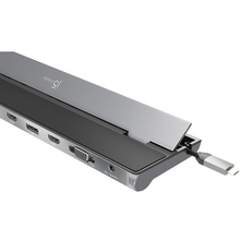 Док-станція J5CREATE JCD543P-EN 10 до 1 Silver/Black