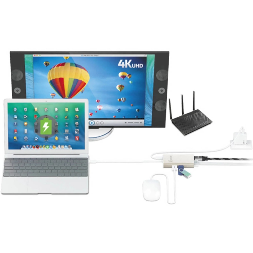 Док-станція J5CREATE JCA374-N 5 до 1 Champagne Metallic Інтерфейс підключення USB Type-C