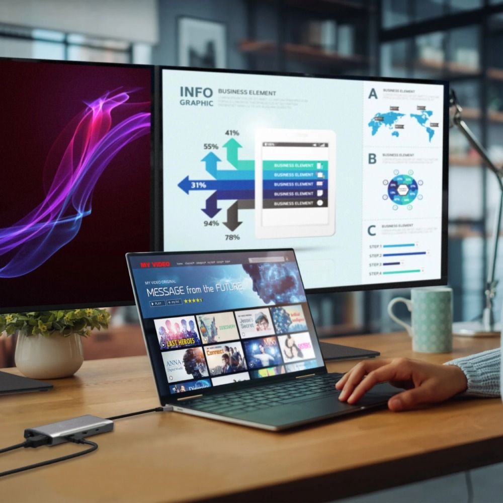 Огляд Док-станція J5CREATE JCD397-N Space Grey