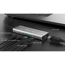 Док-станція J5CREATE JCD401-N 7 в 1 Space Grey