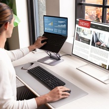 Док-станція J5CREATE JTS327-N 6 в 1 + підставка Space Gray