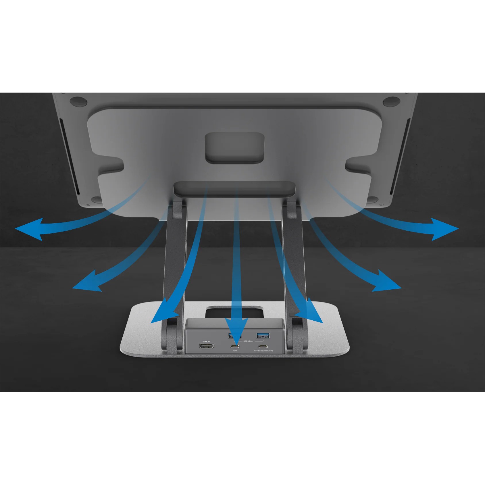 В Україні Док-станція J5CREATE JTS327-N 6 в 1 + підставка Space Gray