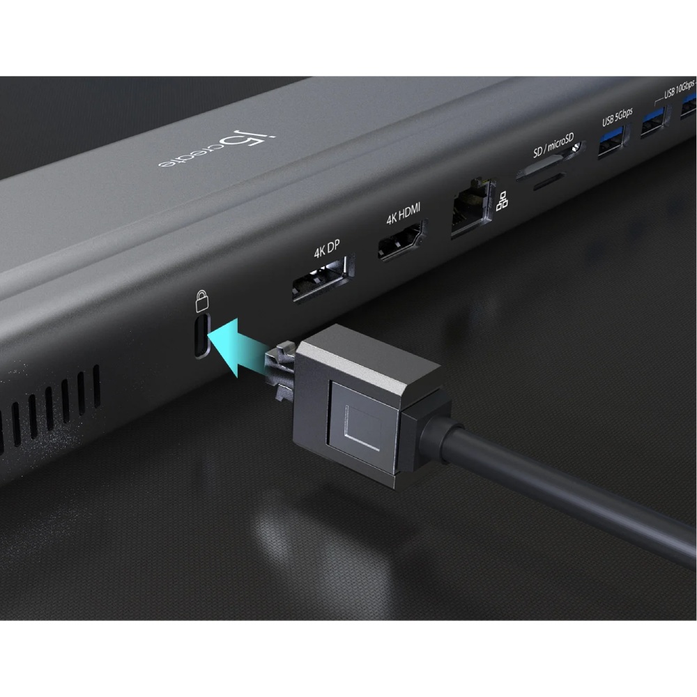 Огляд Док-станція J5CREATE JCD552-N 12 в 1 Space Grey/Black