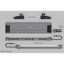 Док-станція J5CREATE JCD552-N 12 в 1 Space Grey/Black