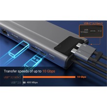 Док-станція J5CREATE JCD552-N 12 в 1 Space Grey/Black