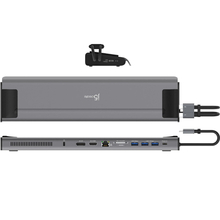 Док-станція J5CREATE JCD552-N 12 в 1 Space Grey/Black