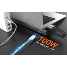 Док-станція J5CREATE JCD552-N 12 в 1 Space Grey/Black