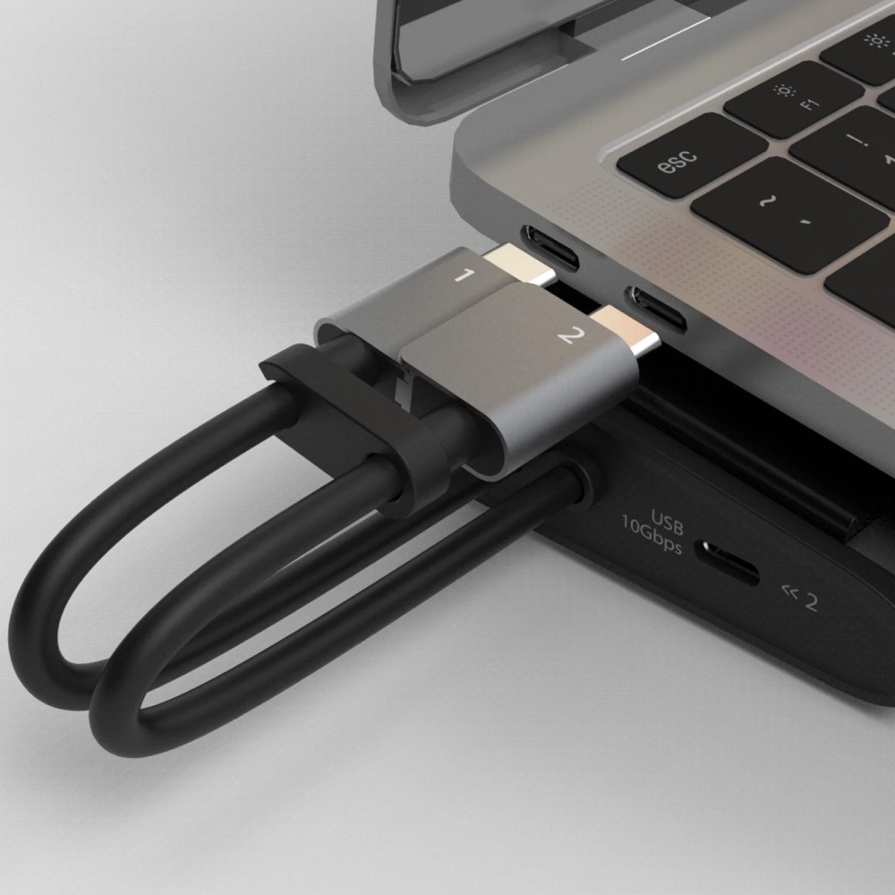 Зовнішній вигляд Док-станція J5CREATE JCD552-N 12 в 1 Space Grey/Black