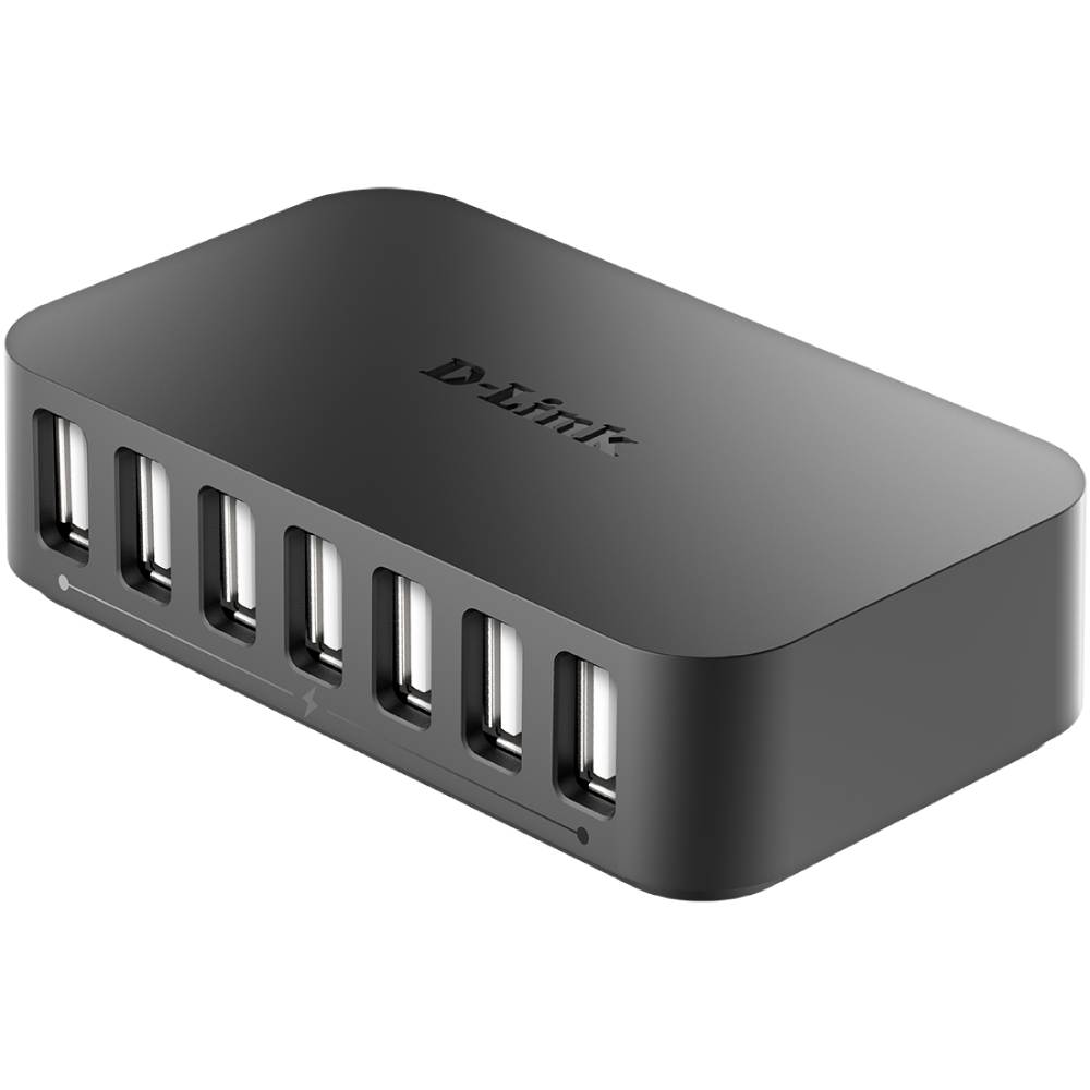 USB-хаб D-LINK DUB-H7 Black Тип USB-хаб