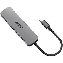 USB-хаб ACER 5in1 0.15 м Gray (HP.DSCAB.021)