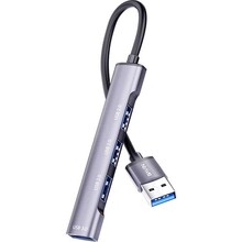 USB-хаб BAVIN HUB-20 USB-A/1xUSB 3.0/3xUSB 2.0 Gray (HUB-20 GY)