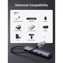USB-хаб UGREEN CM473 Deep Gray (20805)