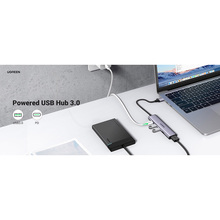 USB-хаб UGREEN CM473 Deep Gray (20805)