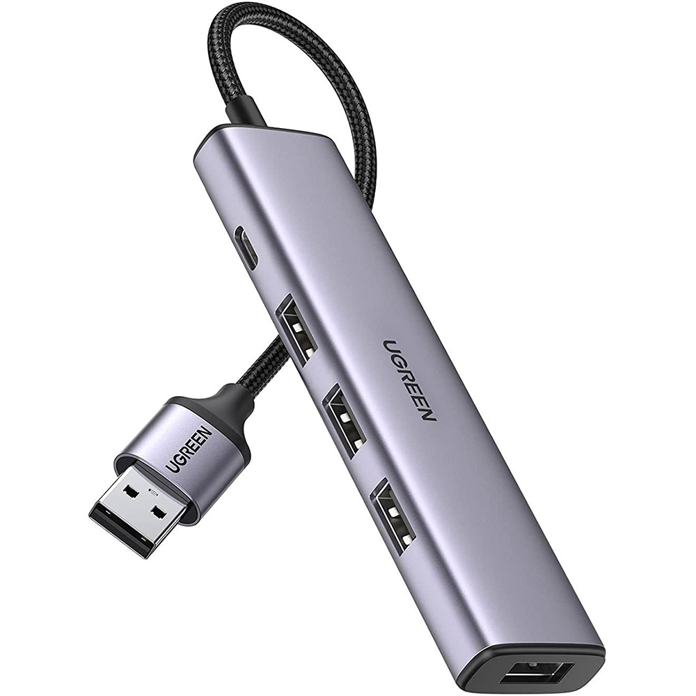 USB-хаб UGREEN CM473 Deep Gray (20805)