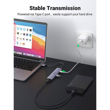 USB-хаб UGREEN CM473 Deep Gray (20805)