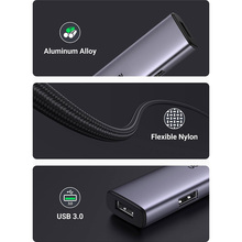 USB-хаб UGREEN CM473 Deep Gray (20805)