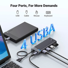 USB-хаб UGREEN CM219 Black (15548)