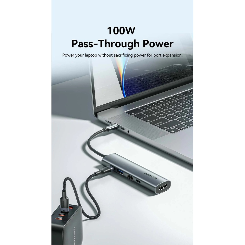 Фото Док-станция VENTION 5-in-1 (TGLHB)