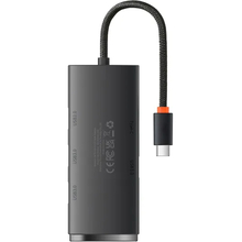 USB-хаб BASEUS Lite Series 25 см Black (WKQX030301)