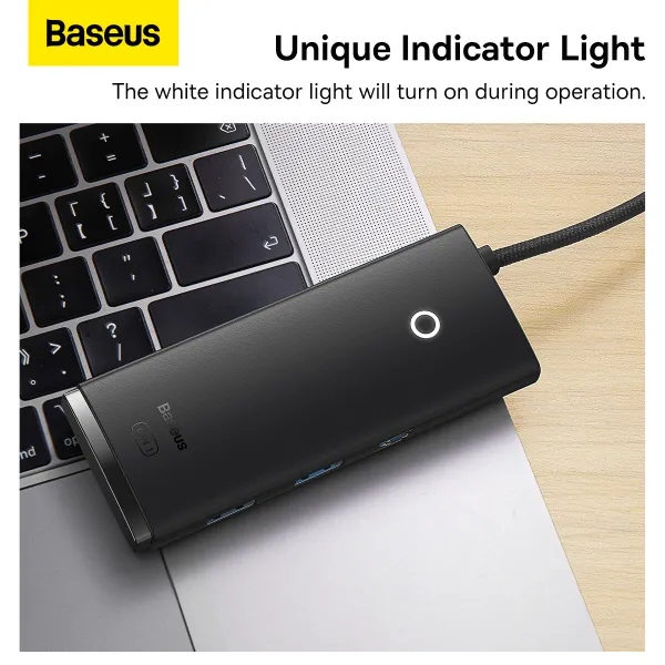 Изображение Док-станция BASEUS Lite Series 22.5 см Black (WKQX050101)